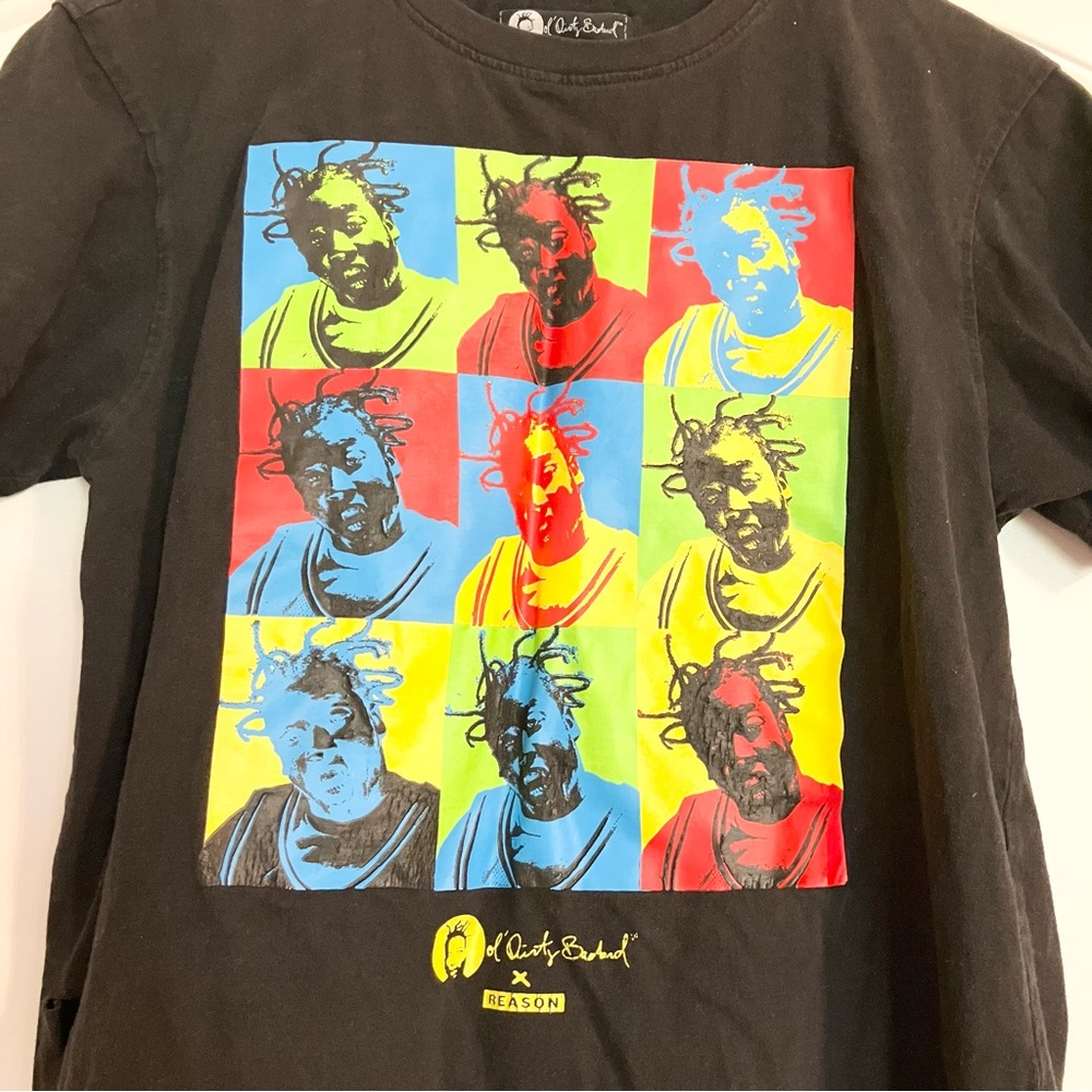 Reason‎ Clothing x ODB Wu-Tang Collaboration graphic print tee black Men’s Sz M - Picture 2 of 5